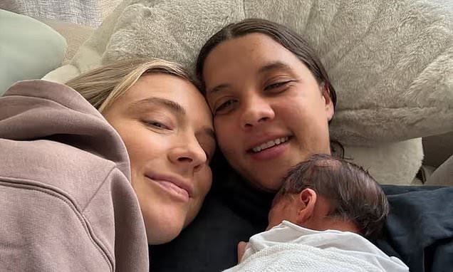 Image of Sam Kerr and her fiancee with their newborn baby sparks vile comment from politician