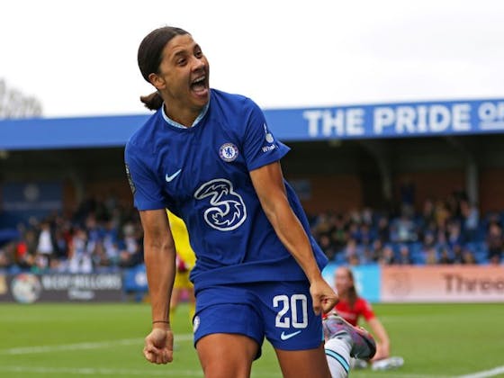 Chelsea star Sam Kerr opens up on life as a mother after welcoming baby boy with fiancee Kristie Mewis