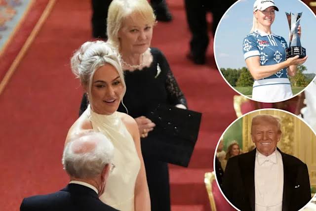 Charley Hull stuns at Windsor Castle dinner with royal family as she ‘finally’ meets Trump 