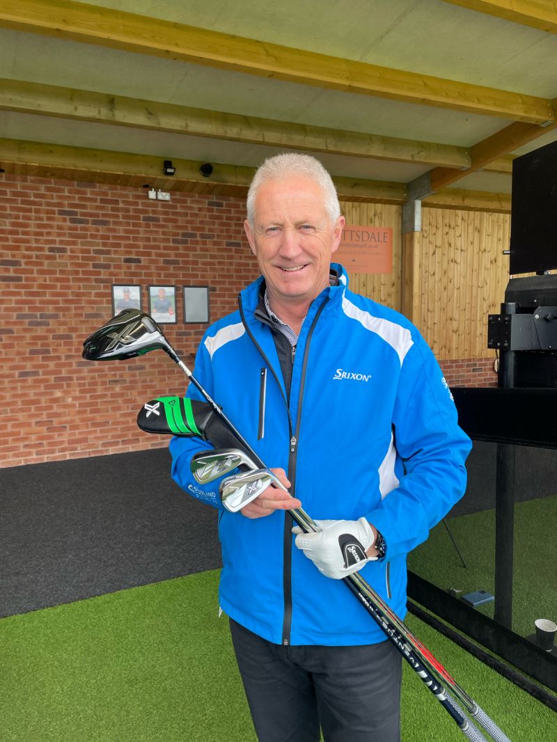 Mark Mouland on the green 